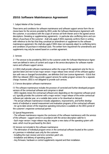 Xem trước hình ảnh ZEISS Software Maintenance Agreement