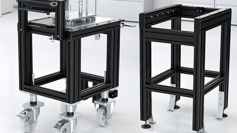 Bàn lắp đặt và xe đẩy vận chuyển pallet