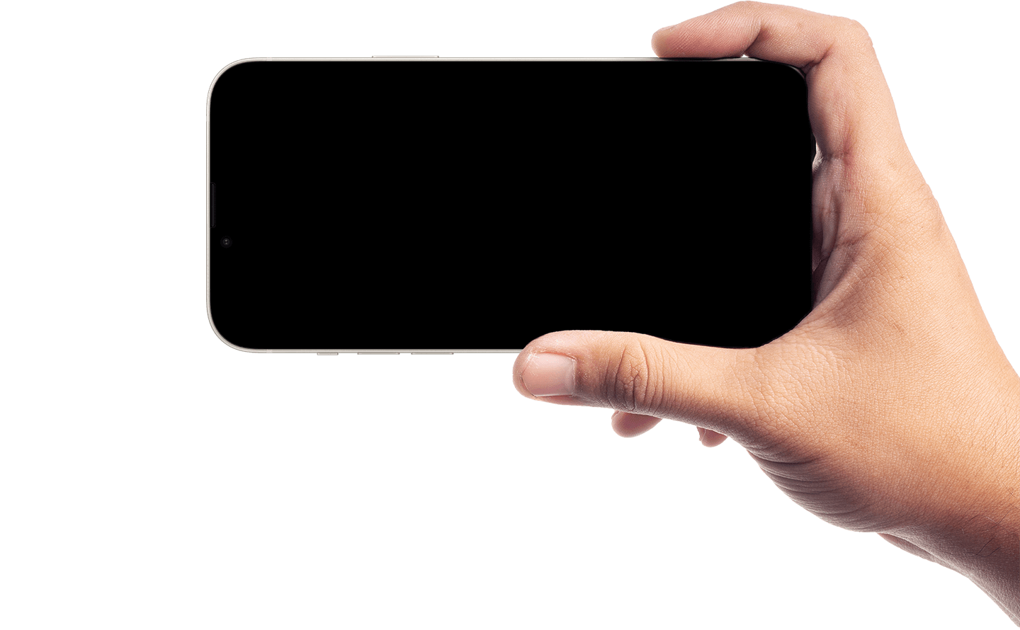 Góc nhìn của một người đang đi bộ qua một thành phố minh họa với một chiếc điện thoại thông minh xuất hiện.